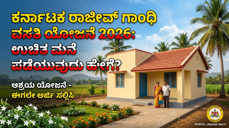 Karnataka Rajiv Gandhi Housing Plan 2026